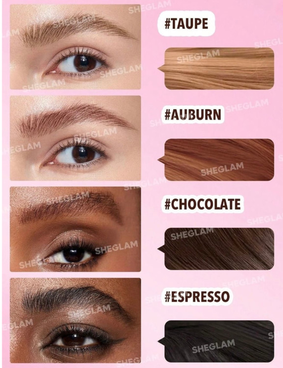 رنگبندی هاشور ابرو شیگلم مدل Brow Fection