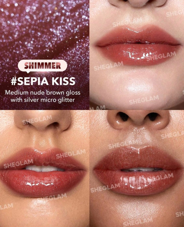 لیپ پلامپرشاین sepia kiss شیگلم