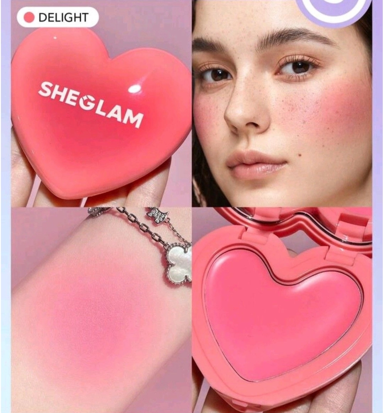 رژگونه قلبیdelight شیگلم