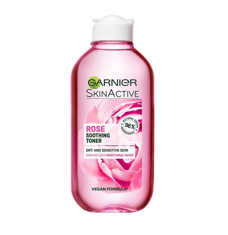 تونر پوست خشک و حساس گل رز گارنیر ۲۰۰ میل