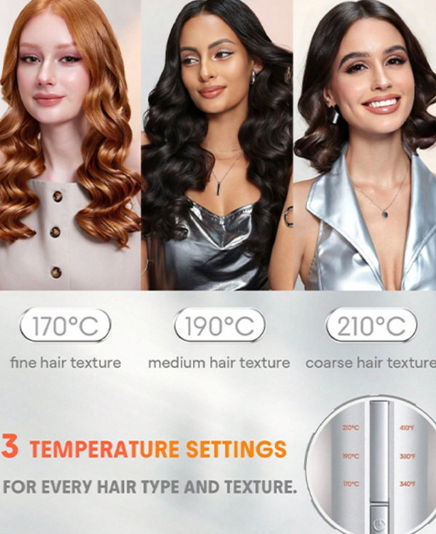 دستگاه کرلی مو اتوماتیک چرخشی Sheglam