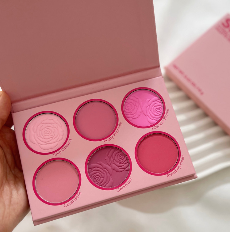 پالت ۶ رنگ رژگونه شیگلم مدل floral flush