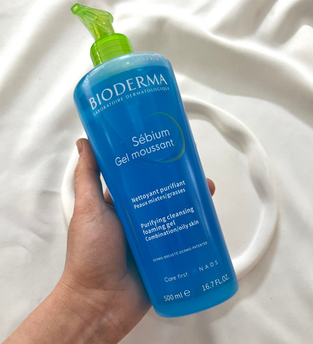 ژل شستشوی بایودرما پوست چرب۵۰۰ میل