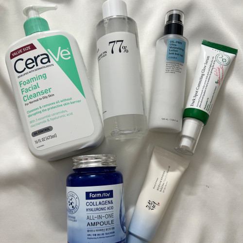 روتین پوست چرب,جوش دار و لک دار