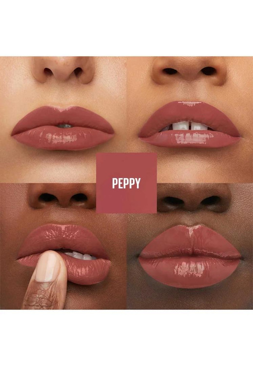 رژلب مایع براق میبلین مدل VINYL رنگ peppy