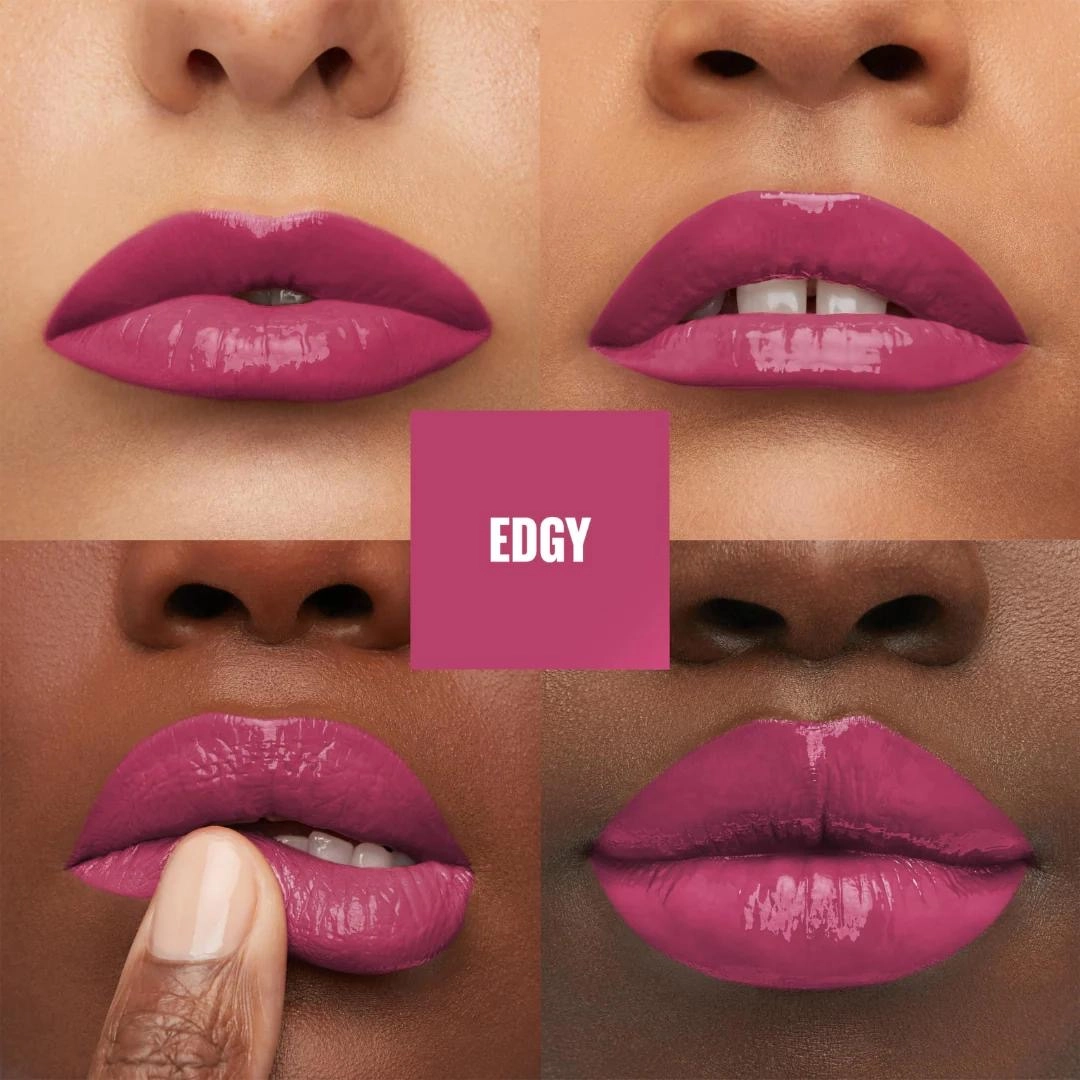 رژلب مایع براق میبلین مدل VINYL رنگ Edgy