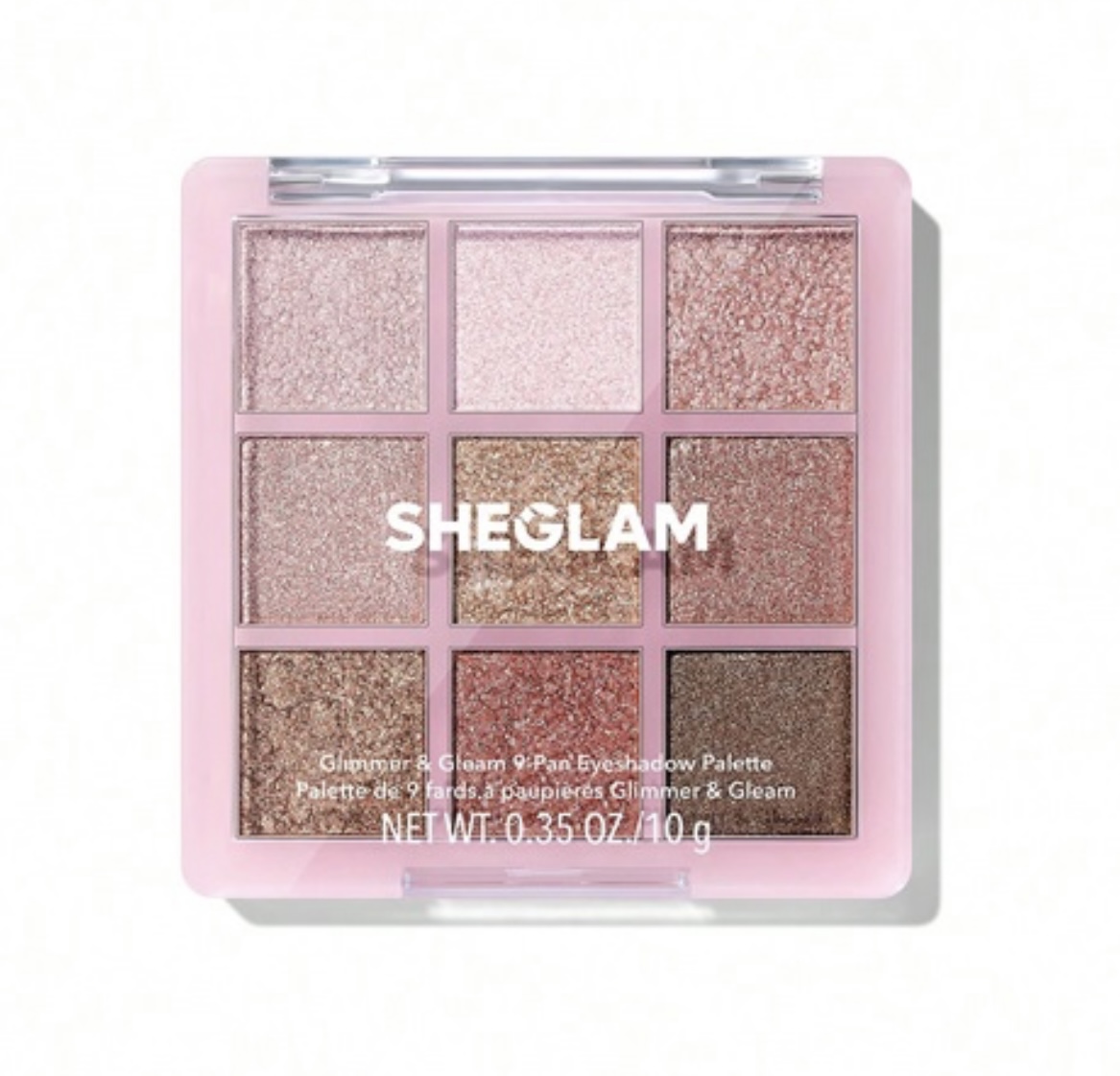 پالت سایه چشم مربعی 9 رنگ شیگلم مدل glimmr & gleams اورجینال