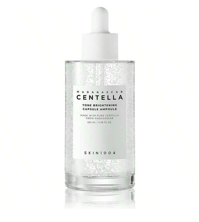 خرید آمپول روشن کننده و ضد لک سنتلا تون اسکین 1004 اورجینال