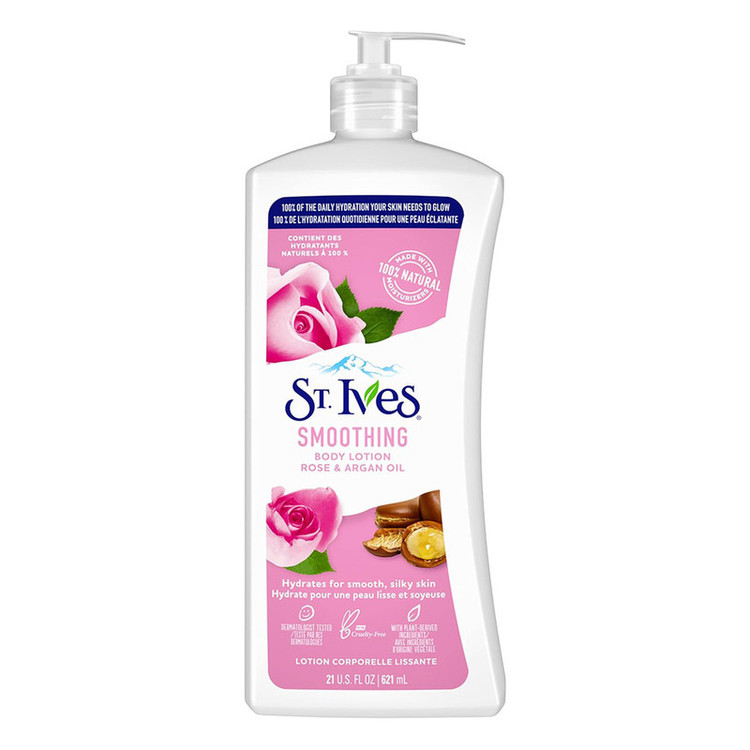 لوسیون بدن آبرسان عصاره رز و آرگان سنت ایوز 621ml